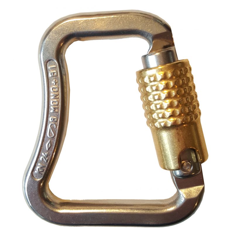 Stainless * show original title Details about   Swirl Ball stored with Twistlock Carabiner 2 Various Sizes 